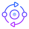 circle icon with arrows around it that depicts continuous code iteration